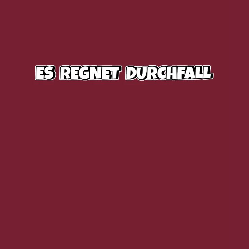 Es regnet Durchfall