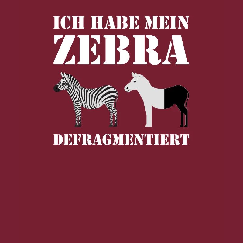 Lustiges Informatik Zebra Defragmentiert Geschenk