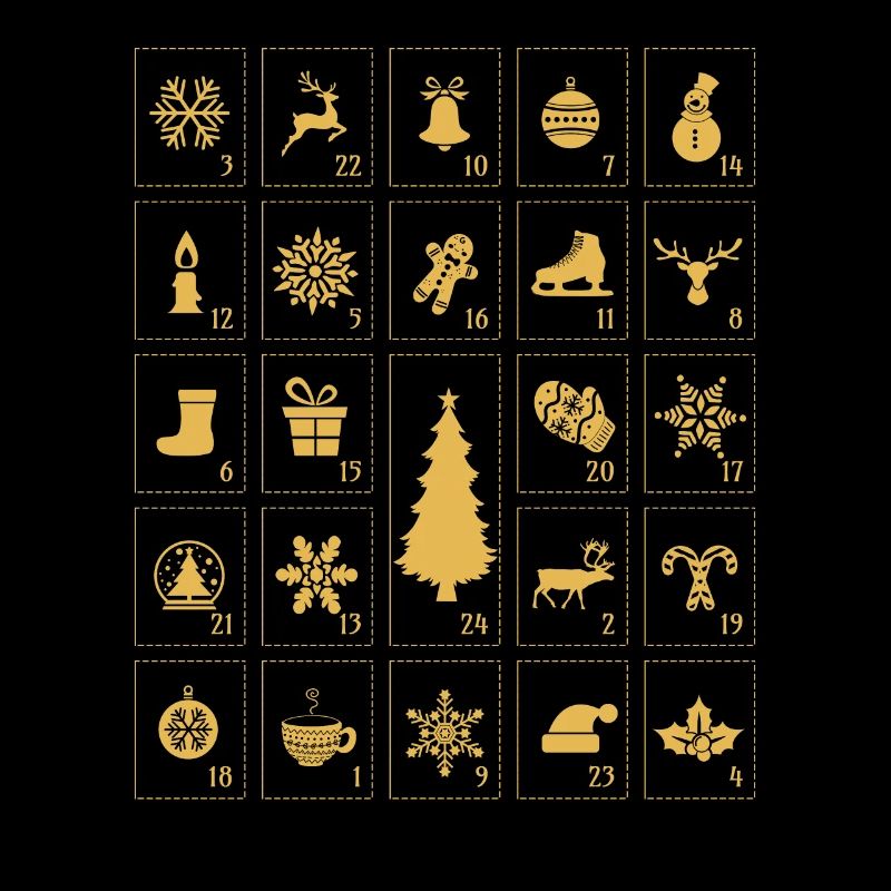 Adventskalender Advent Deko Geschenk Weihnachten