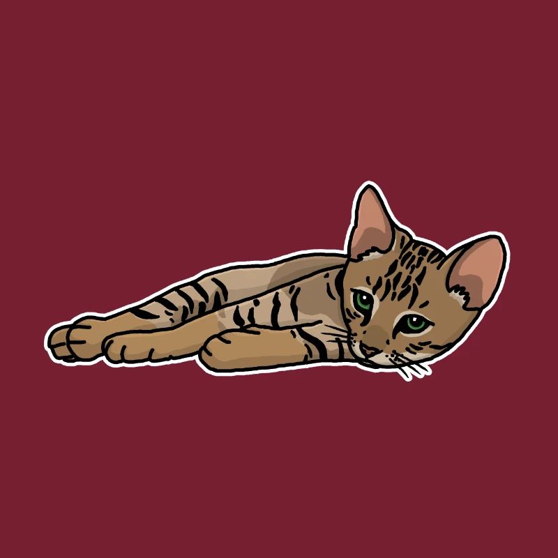 Bengalkatze, Bengal, Katze, Leopardkatze, Comic
