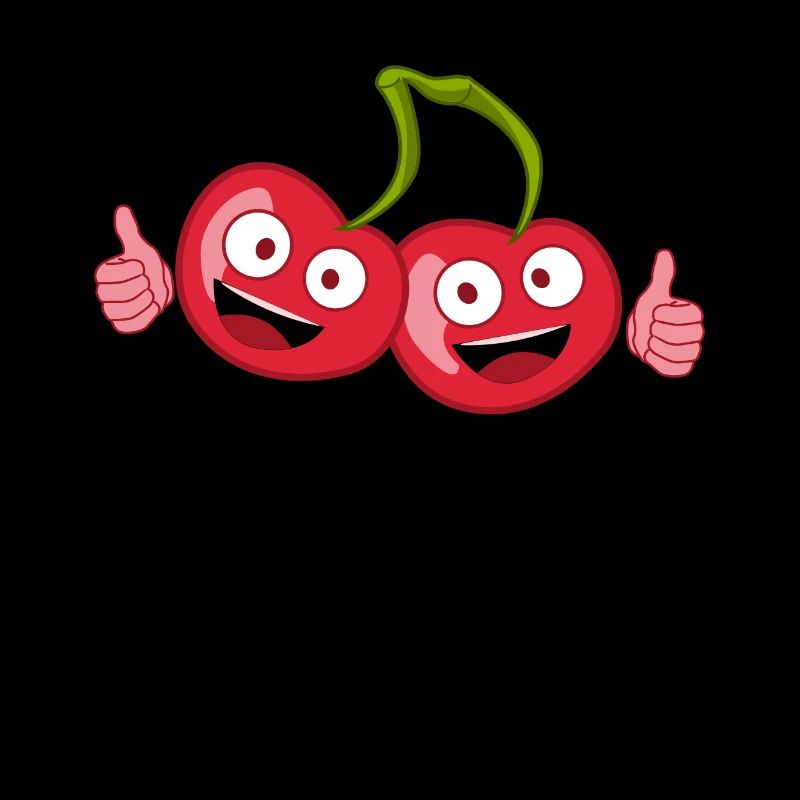 Kirschen Daumen hoch Cherries Kirsche