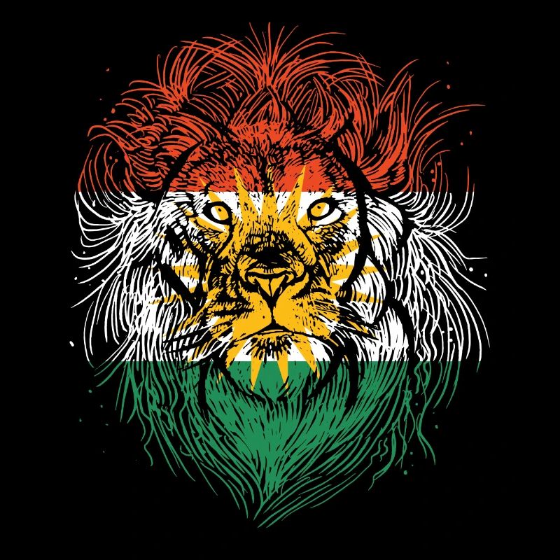 Kurdistan Löwe Kurde Kurden Kurdisch Geschenk