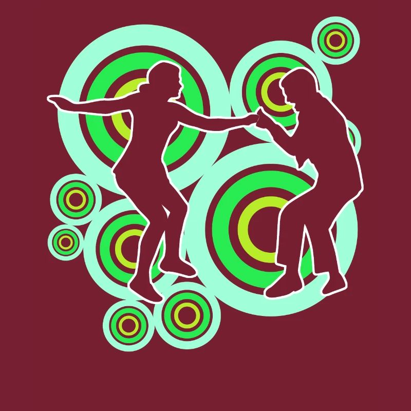 Boogie Woogie Retro Tänzer