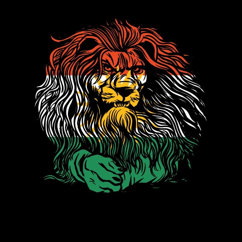Kurdistan Lion Kurde Kurdes Tête de Lion Kurde