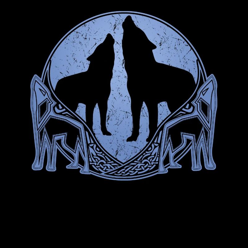 Wolf Odins Odhin Wölfe Valhalla