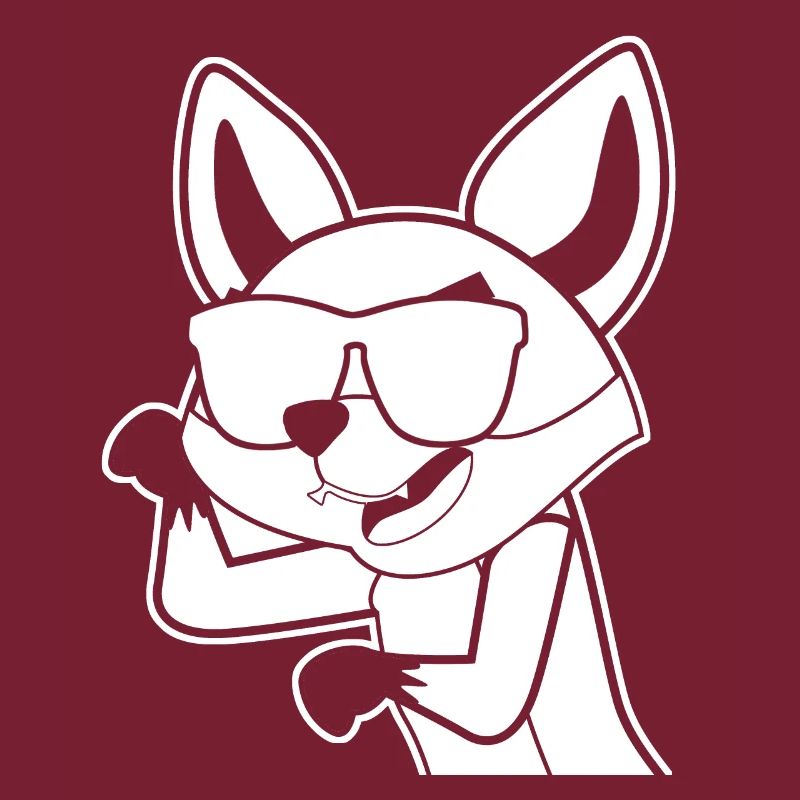 Fuchs mit Sonnenbrille