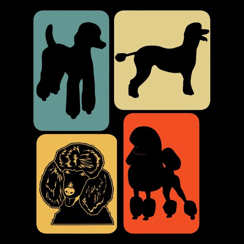 Caniche Retro Chiens
