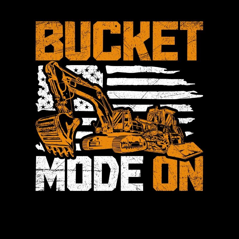 Excavator Driver Bucket Mode On