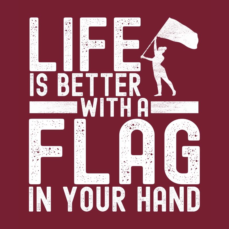 Drapeau agitant la fanfare garde de couleur