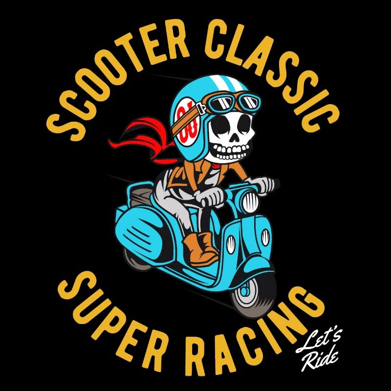 Scooters classic skeleton