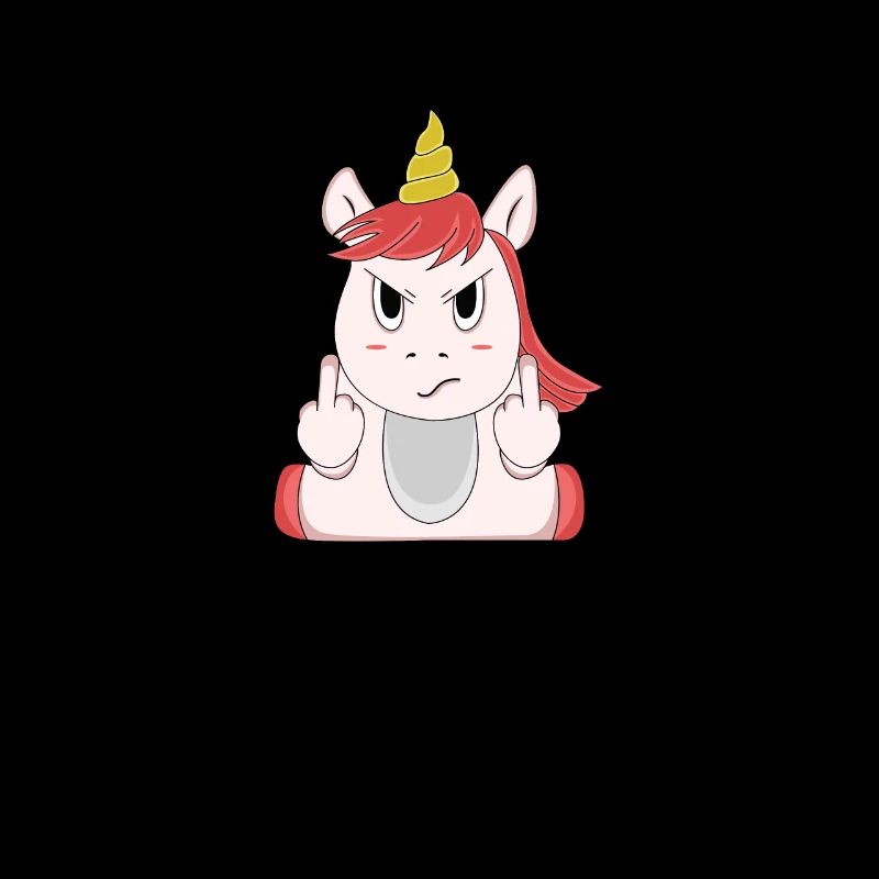 Angry Unicorn Süßes Saures Einhorn Böses Geschenk