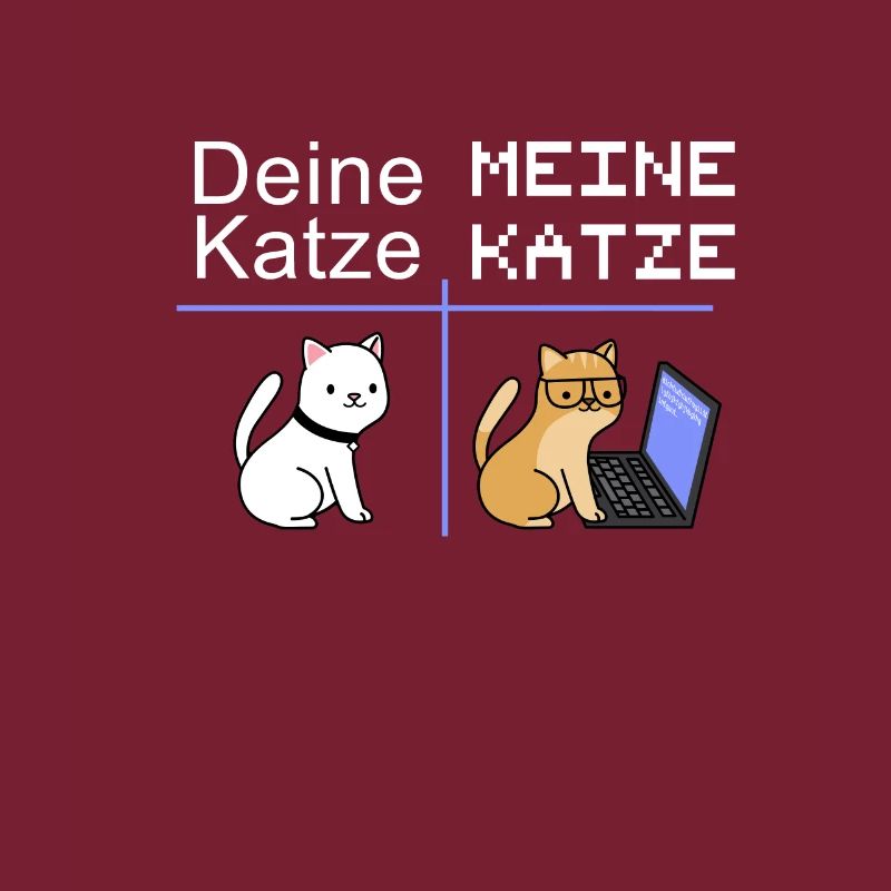 Nerd Informatiker mit Katze Geschenk IT Katzen