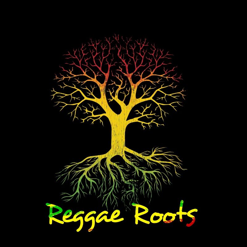 Reggae Africa Jamaica roots tree gift