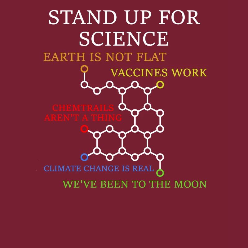 Stand up for Science Wissenschaft Nerd Geschenk