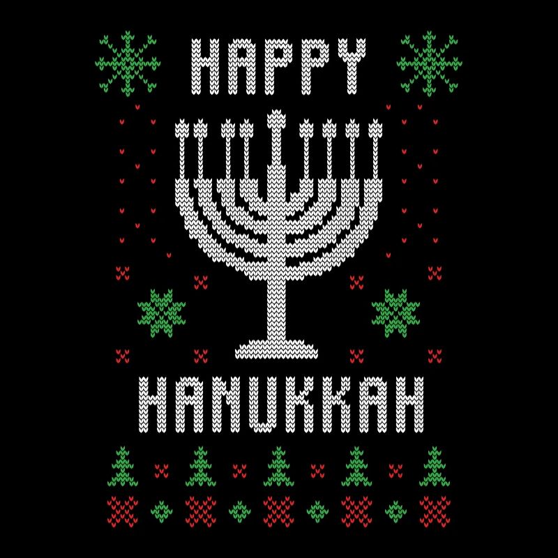 Happy hanukkah ugly christmas