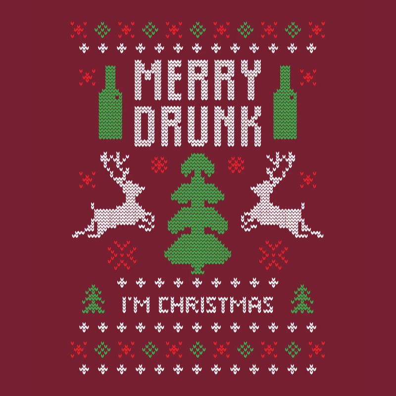 Boire laide pull cristmas