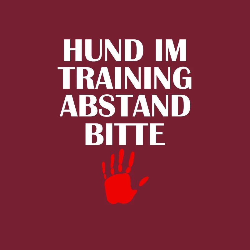 HUND IM TRAINING ABSTAND BITTE