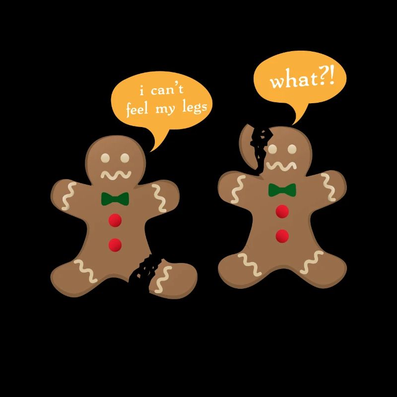 Gingerbread Christmas - Lustige Lebkuchen Design