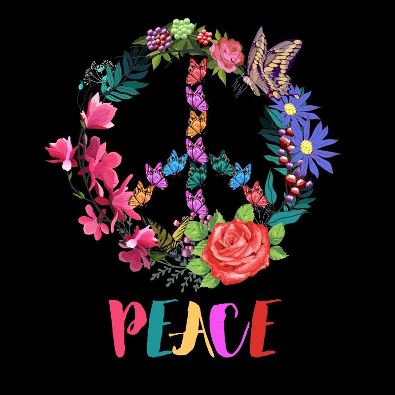 Peaczeichen Blumen