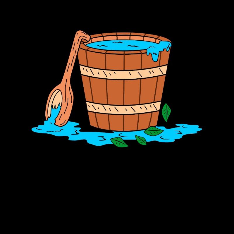 Seau de sauna