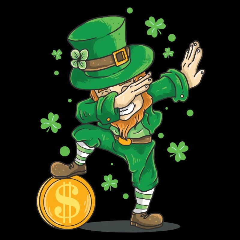 Saint-Patrick Dabbende Dabbing Leprechaun Boys