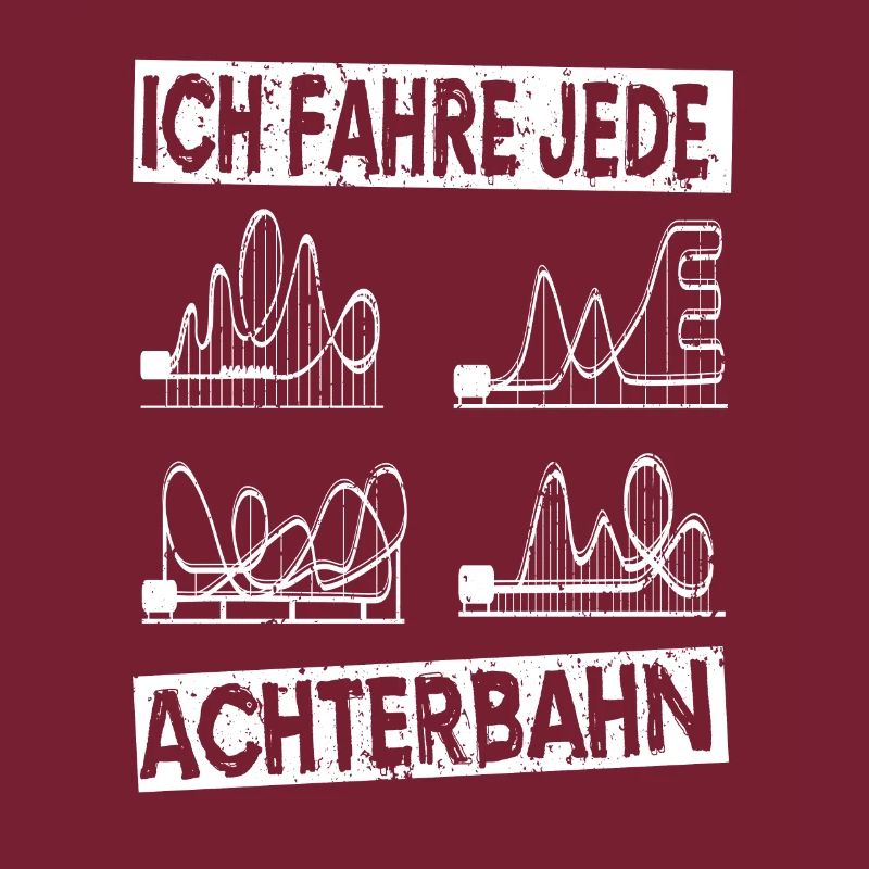 Achterbahn Rollercoaster Freizeitpark Geschenkidee