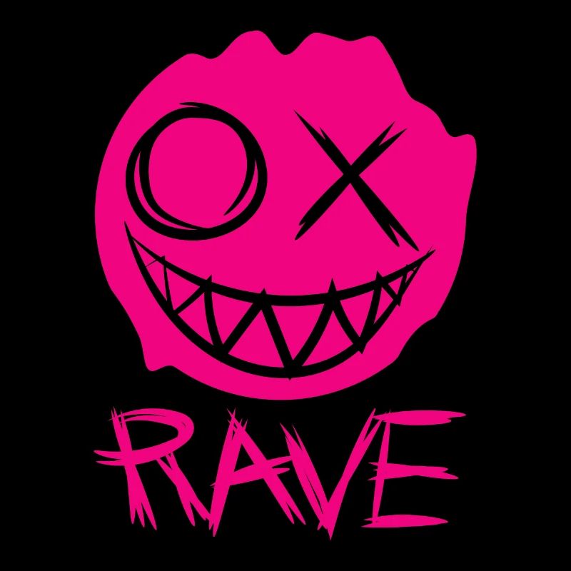 Damen Techno Rave