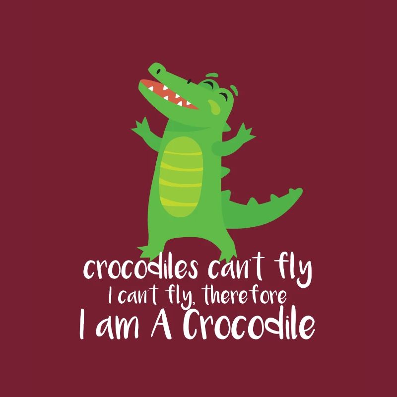 crocodiles can't fly