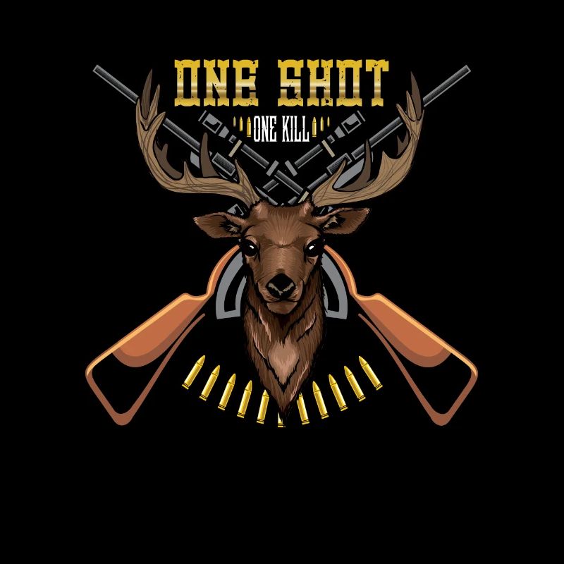 Jäger Hirschjagd Hunter Wild Jagdgewehr Geschenk