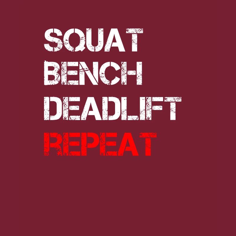 Répétition du soulevé de terre Squat Bench