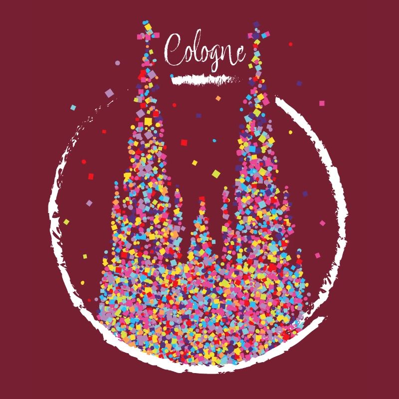 Cathédrale de Cologne Carnaval Carnaval Confetti Cadeau