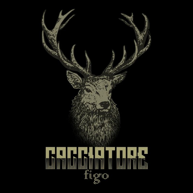 cacciatore figo caccia con cervo