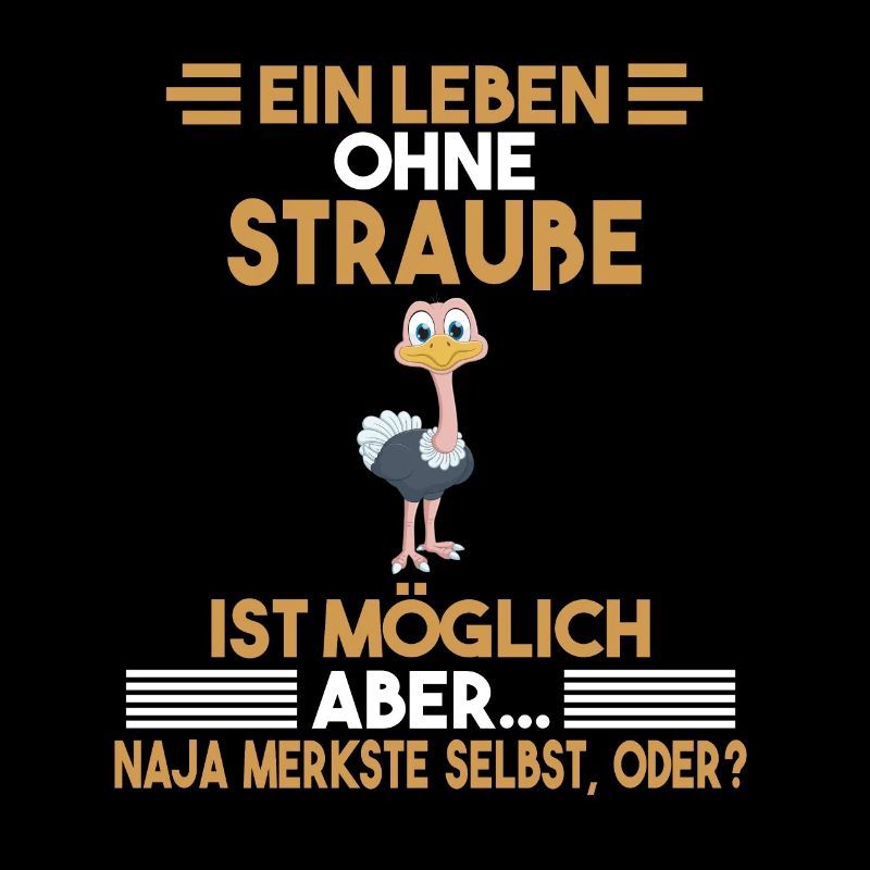 Zootier Strauß