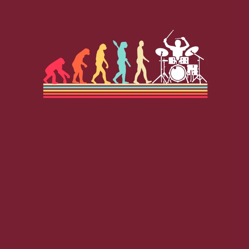 Schlagzeuger Evolution Schlagzeug