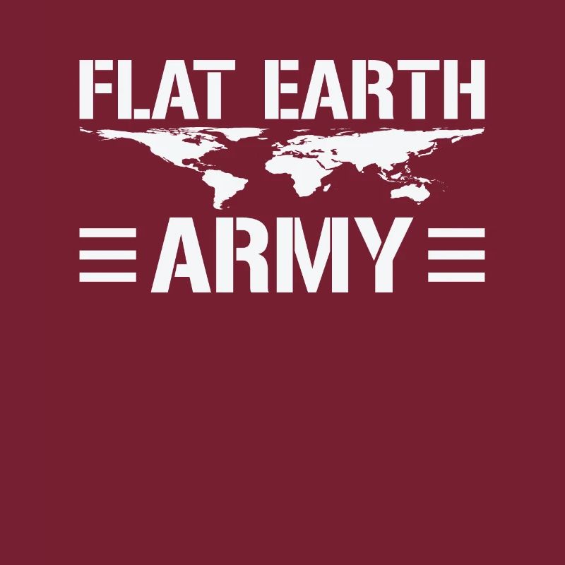 Flache Erde – Armee-Statement