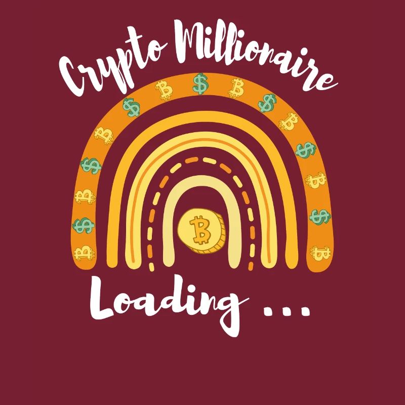 Crypto Millionaire Loading Rainbow Bitcoin Shirt