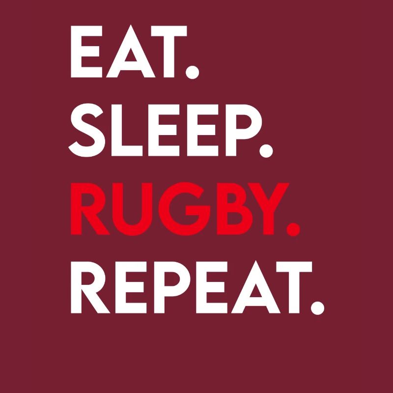 manger dormir rugby répéter