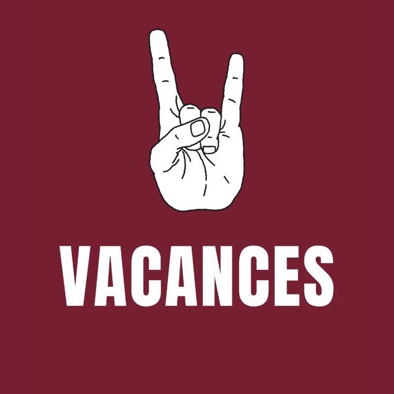 Les vacances c'est cool - Signe Surfeur Shaka