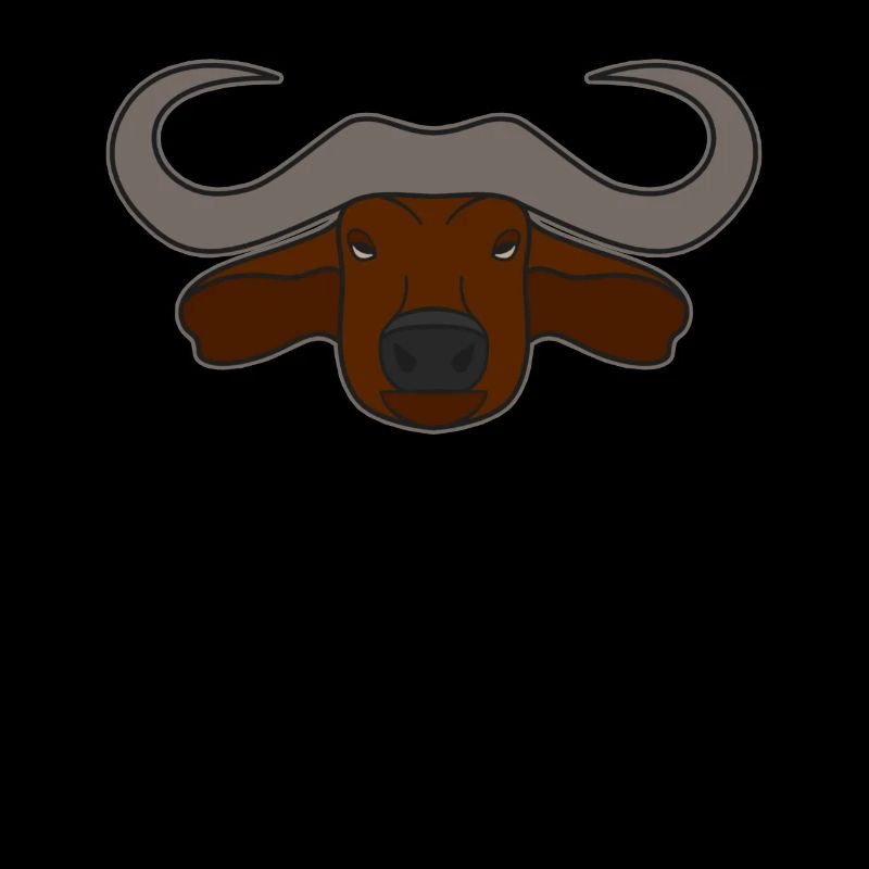 Farmer Beef Animal Head Motif Impression avec Taureau