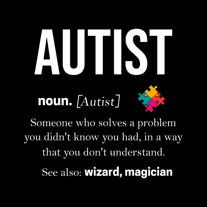 Autismus Geschenk Autist Asperger ADHS Autism