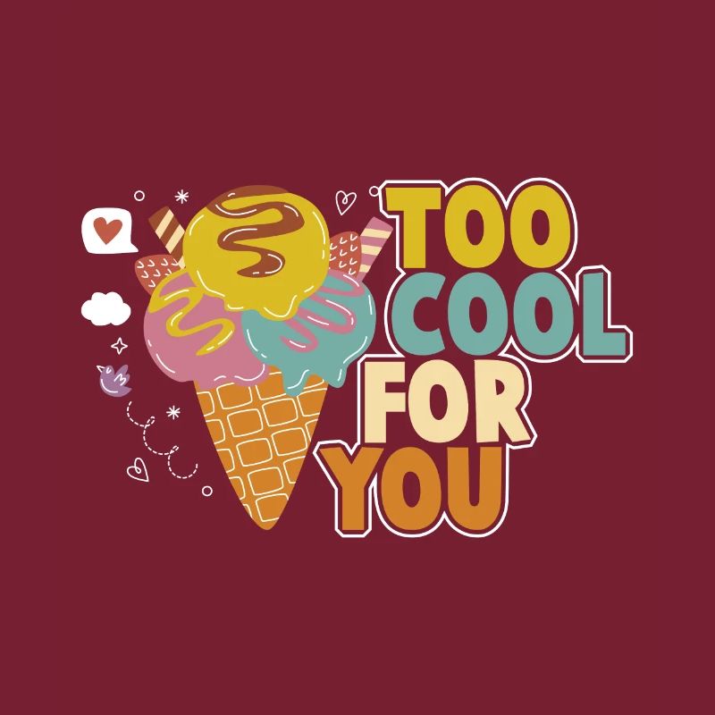 Eiscreme logo Sommer Softeis Geschenkidee