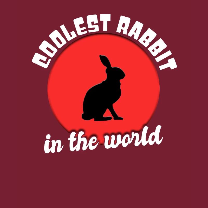 Cooler Hase Spruch