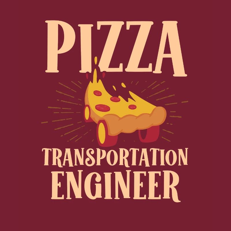 Pizza-transportingenieur Lieferfahrer