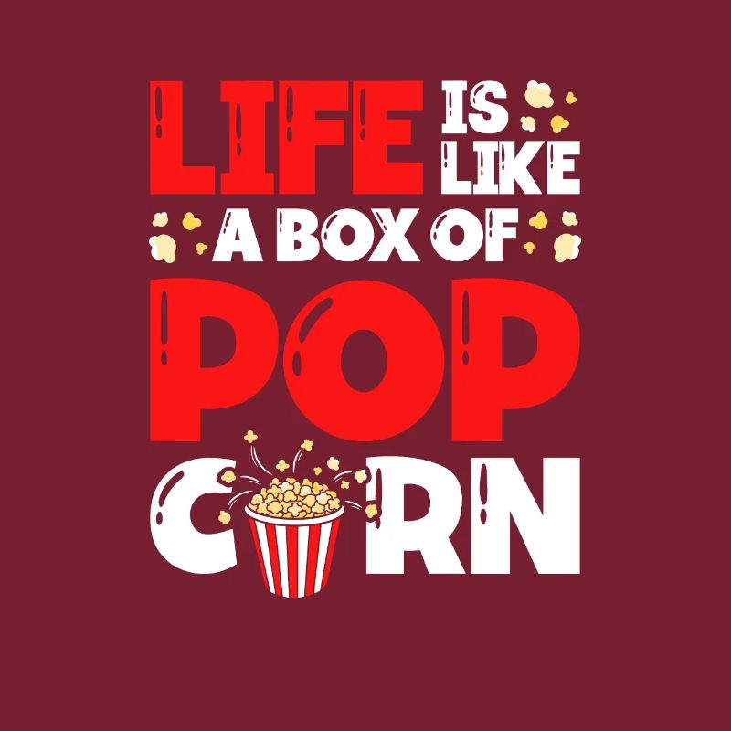 La vie est comme une boîte de pop-corn