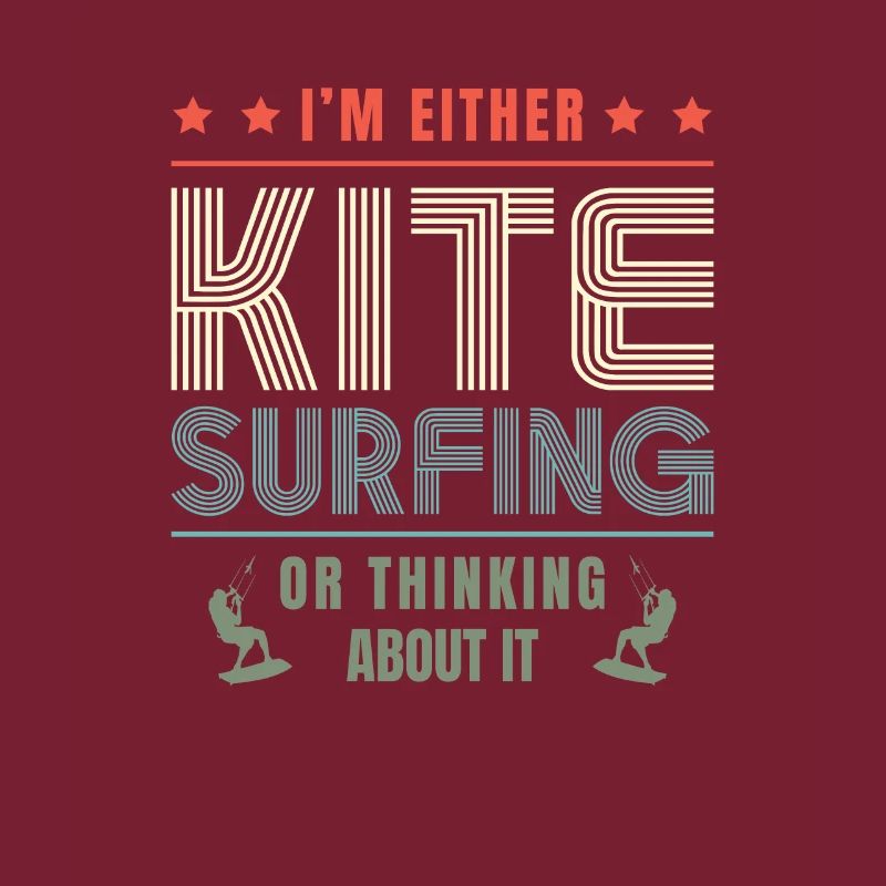 Ich Bin Entweder Kitesurfen Oder Denke Darüber