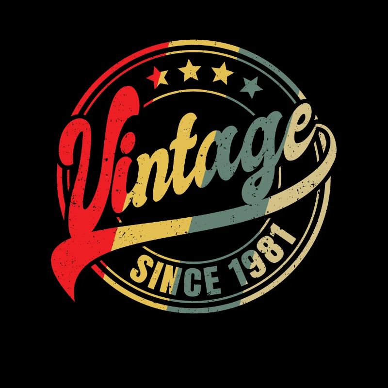 Vintage since 1981 Geschenk Zum 42. Geburtstag
