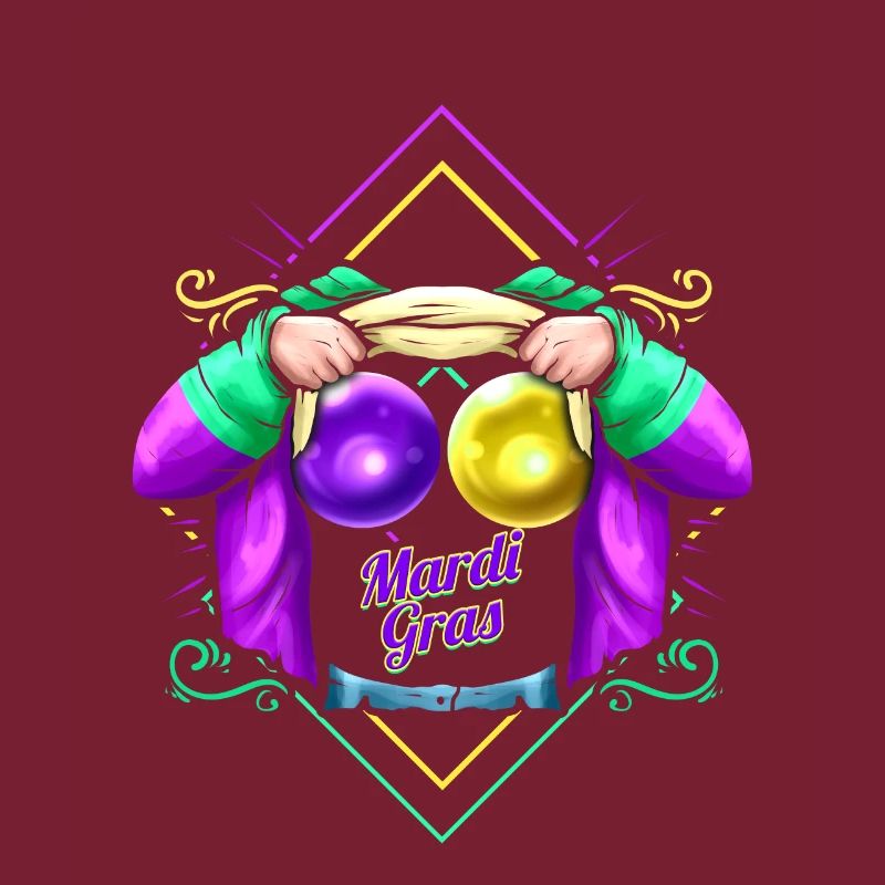 Costume de perles pour Mardi Gras