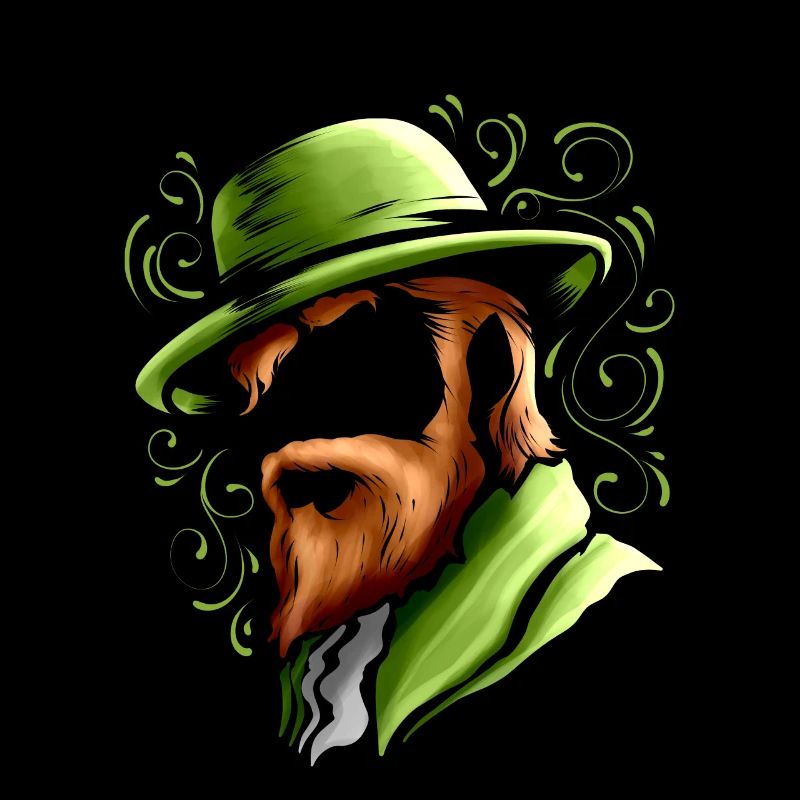 Leprechaun sans visage le jour de la Saint-Patrick