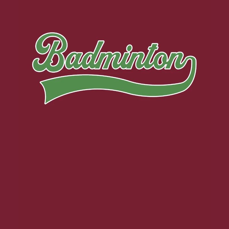 Lettrage de badminton