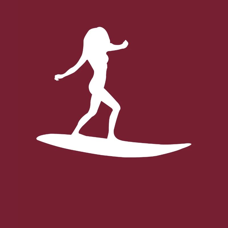 Silhouette de surfeur
